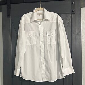 Classic White Button Down Shirt